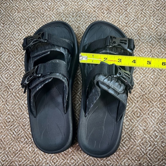 Merrell Women's Slide Sandals Black Hut Ultra Slip On Casual Sz 9 Casual Comfy - Picture 9 of 9